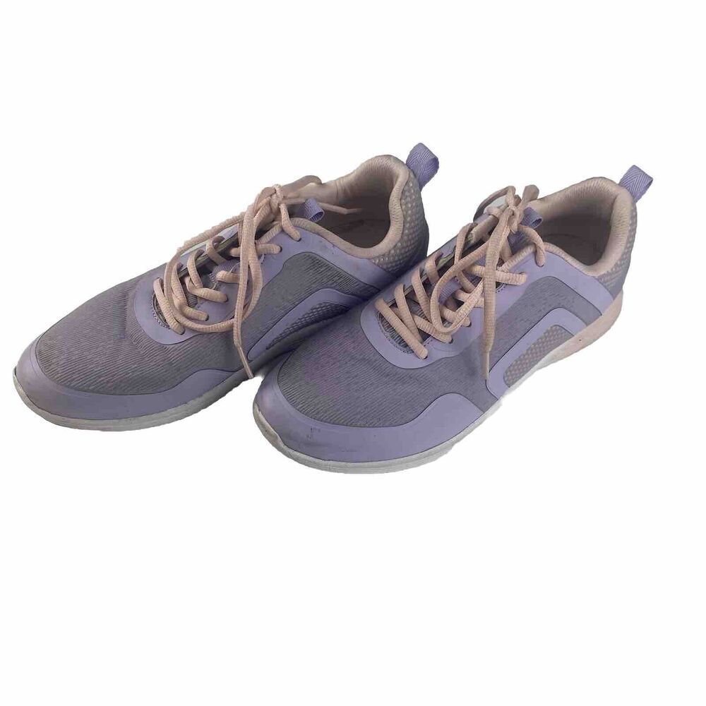 Vionic‎ JoJo Women’s Purple Taupe Mesh Lightweight Lace Up Agile Sneakers Sz 9